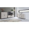 Meuble TV bas pour salon 2 portes et tiroir 153x40x61 Danielle Offre