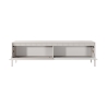 Meuble TV bas design moderne 2 portes Kergi pour salon Remises