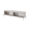Meuble TV bas design moderne 2 portes Kergi pour salon Réductions