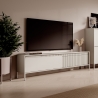 Meuble TV bas design moderne 2 portes Kergi pour salon Vente