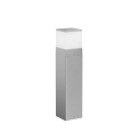 Lampadaire de jardin extérieur en métal argenté h60cm Booster Offre