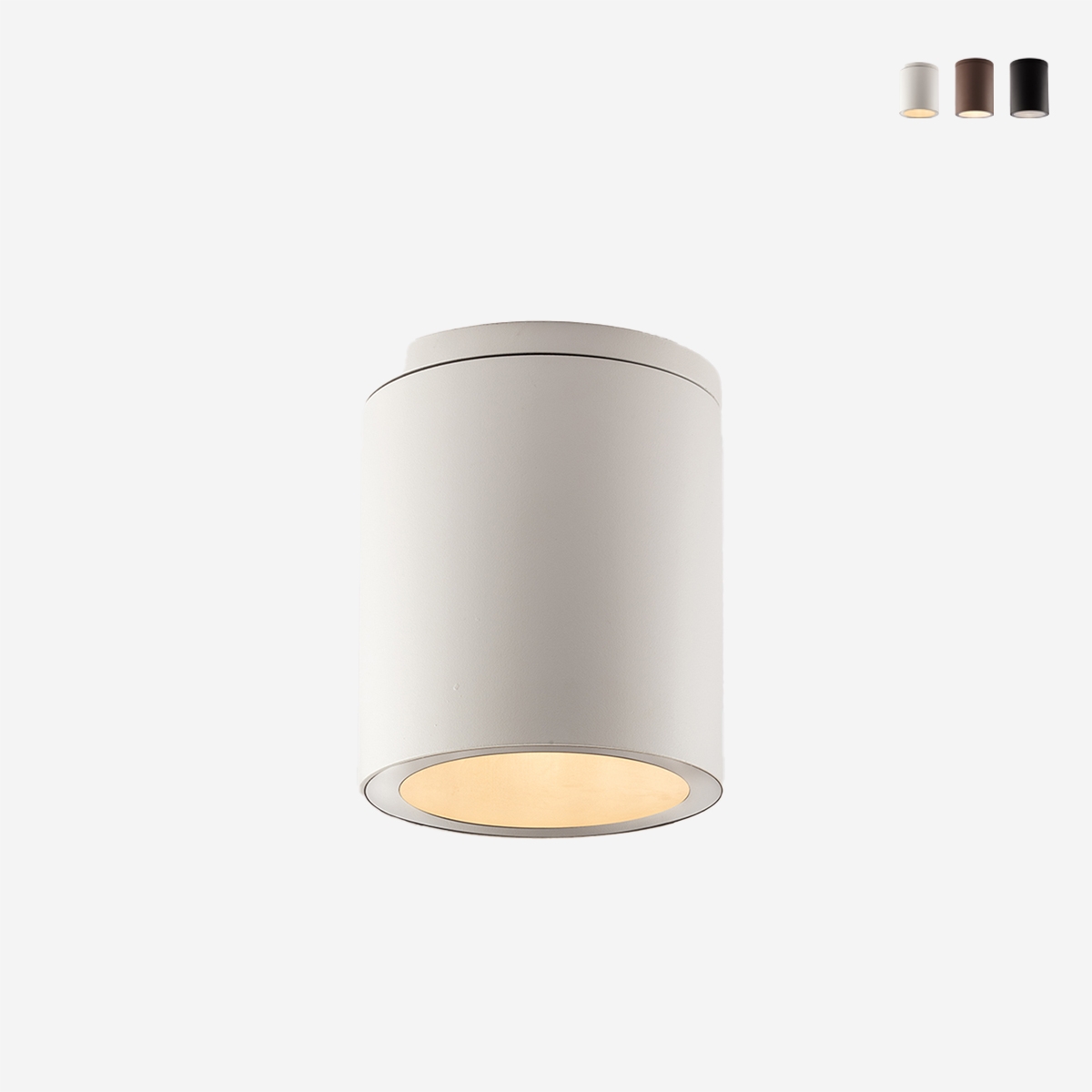 Plafonnier extérieur moderne cylindrique en aluminium Citizen Réductions Plafonnier extérieur moderne cylindrique en aluminium Citizen Réductions