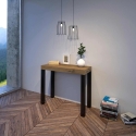 Console extensible 90x40-300 pour salle à manger style industriel Everyday Promotion