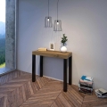 Console extensible 90x40-300 pour salle à manger style industriel Everyday Promotion