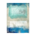 Tableau imprimé sur toile abstrait moderne beige bleu Magic Sea Ludwig Maun Offre