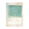 Tableau moderne abstrait sur toile beige bleu Libra I Ludwig Maun Offre