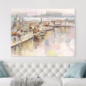 Impression sur toile paysage urbain moderne Dolce Venezia Luigi Florio Vente