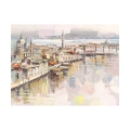 Impression sur toile paysage urbain moderne Dolce Venezia Luigi Florio Promotion