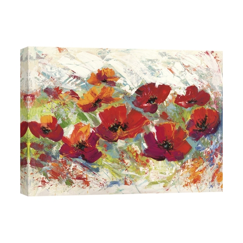 Tableau floral impression sur toile Papaveri in Estate Luigi Florio Promotion