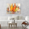 Impression sur toile tableau moderne avec bateaux Regata di colori Luigi Florio Vente
