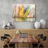 Tableau avec bateaux impression sur toile Regata di Primavera Luigi Florio Remises