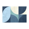 Tableau moderne géométrique impression sur toile abstraite Moonlight Sandro Nava Offre
