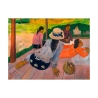 Tableau impressionniste impression sur toile canvas The Siesta Paul Gauguin Offre