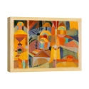 Impression sur toile canvas "Temple Gardens" de Paul Klee - Abstrait Géométrique Promotion