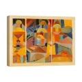 Impression sur toile canvas "Temple Gardens" de Paul Klee - Abstrait Géométrique Promotion