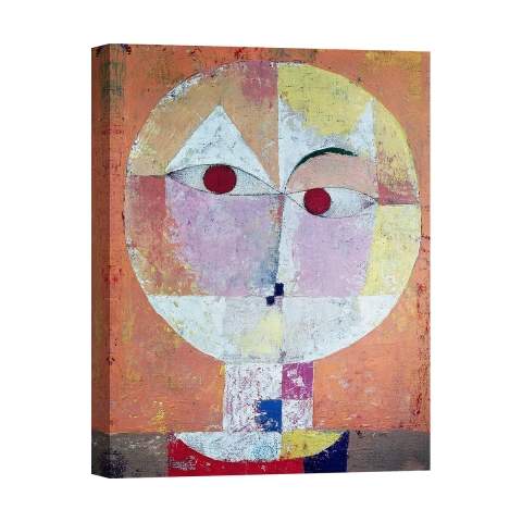 Tableau moderne impressionniste impression sur toile Senecio (détail) Paul Klee Promotion