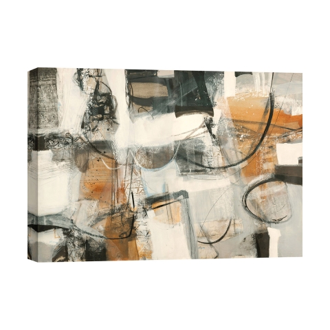 Tableau abstrait texturé impression sur toile Leggere dentro Maurizio Piovan Promotion