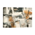 Tableau abstrait texturé impression sur toile Leggere dentro Maurizio Piovan Promotion