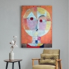 Tableau moderne impressionniste impression sur toile Senecio (détail) Paul Klee Vente