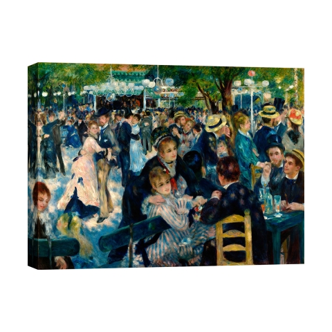 Impression sur toile Dance at Le Moulin de la Galette Renoir Promotion