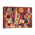 Impressionnisme sur toile - Castle and Sun (détail) Paul Klee Promotion