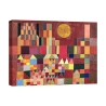 Impressionnisme sur toile - Castle and Sun (détail) Paul Klee Promotion