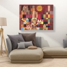 Impressionnisme sur toile - Castle and Sun (détail) Paul Klee Remises
