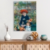 Tableau impressionniste sur toile Le due sorelle (sur la terrasse) Renoir Remises