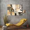 Tableau moderne impression abstraite sur toile In costruzione Maurizio Piovan Vente
