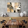Tableau moderne impression abstraite sur toile In costruzione Maurizio Piovan Remises
