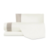 Ensemble de lit simple avec draps et taie d'oreiller en coton et satin Heritage Choix