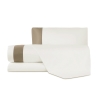 Parure de lit 1,5 place drap taie d'oreiller coton satin Heritage Modèle