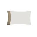 Parure de lit 1,5 place drap taie d'oreiller coton satin Heritage Choix