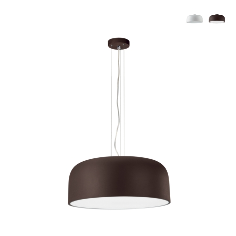 Suspension en métal diffuseur rond 52cm Bistrot Promotion