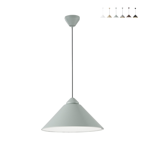 Lampadario a sospensione in metallo con diffusore a cono BigBang Promotion