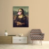 Tableau pop art impression sur toile Leisure Time, Monna Lisa par Matt Spencer Remises