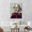 Tableau moderne pop art funky impression sur toile William Matt Spencer Remises