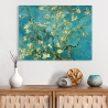 Toile imprimée tableau impressionniste Amandier en fleurs Vincent van Gogh Vente