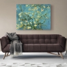 Toile imprimée tableau impressionniste Amandier en fleurs Vincent van Gogh Remises
