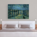 Tableau impressionniste impression sur toile La Nuit Étoilée Vincent van Gogh Remises