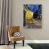 Tableau sur toile canvas Cafe Terrace at Night Vincent van Gogh Remises