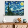 Tableau impressionniste impression sur toile Nuit étoilée Vincent van Gogh Vente