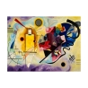 Tableau abstrait moderne impression sur toile Yellow, Red & Blue Kandinsky Offre