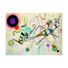 Impression sur toile tableau abstrait contemporain Composition VIII Kandinsky Offre
