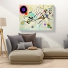 Impression sur toile tableau abstrait contemporain Composition VIII Kandinsky Remises