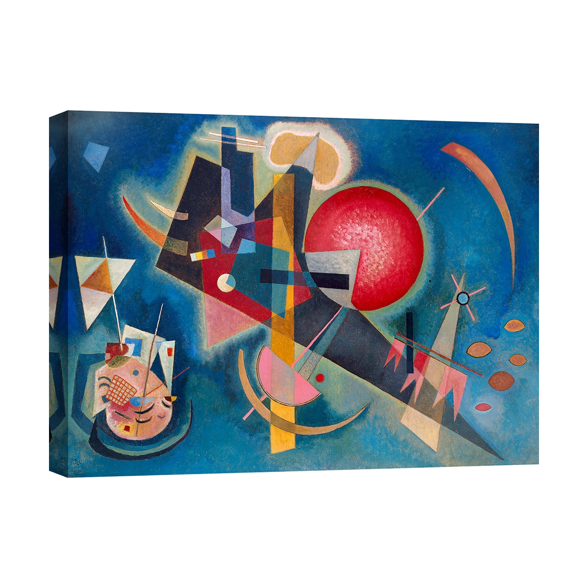 Tableau abstrait moderne impression sur toile Kandinsky Im Blau Promotion Tableau abstrait moderne impression sur toile Kandinsky Im Blau Promotion