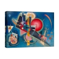 Tableau abstrait moderne impression sur toile Kandinsky Im Blau Promotion