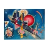 Tableau abstrait moderne impression sur toile Kandinsky Im Blau Offre