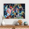 Tableau abstrait sur toile Improvisation The Deluge Wassily Kandinsky Vente
