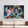 Tableau abstrait sur toile Improvisation The Deluge Wassily Kandinsky Remises